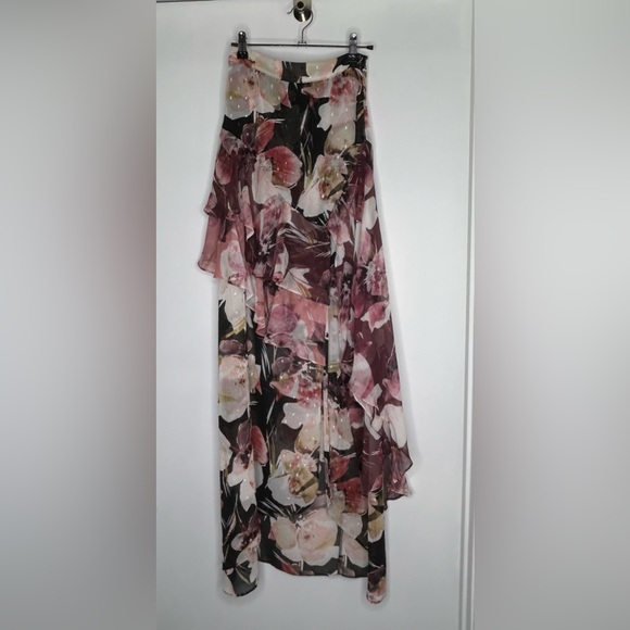 MISA Los Angeles Franca Skirt in Flora Tropical Mix (XXS) - Picture 2 of 11